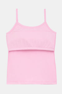 YouGotPlanB Girls Cotton Padded Camisole (Pack of 2) - Multicolor — thumbnail 3